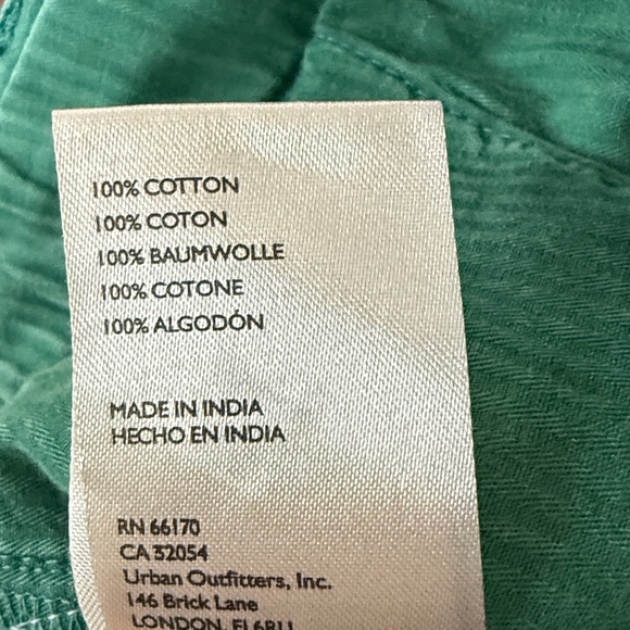 Free People Tahiti Cargo Pants Amazon Green Utility Cotton XS - Picture 10 of 10